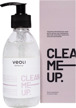 Гель для вмивання обличчя Veoli Botanica Clean Me Up освіжаючий 190 мл (5904555695412)