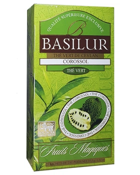 Чай Basilur зелений Магічні Фрукти Саусеп 25 шт х 1,5 г (56012)