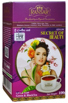 Чай Ransar чорний з зеленим Secret of Beauty Таємниця Красоти 100 г (56075)