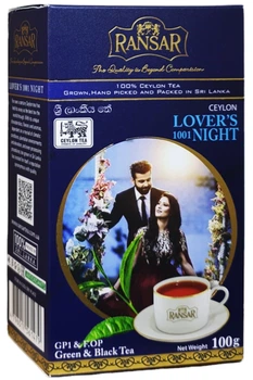 Чай Ransar чорний з зеленим LOVERS 1001 Night 100 г (56074)