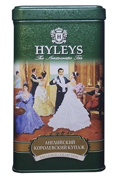 Чай Hyleys Англійський королевський купаж чорний з цедрою цитрусових і бергамотом 100г (57141)