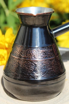 Турка мідна Great Coffee Квітка 300 мл (1361)