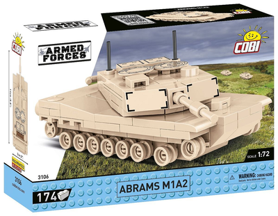 Конструктор Cobi Armed Forces Abrams M1A2 174 деталі (5902251031060)