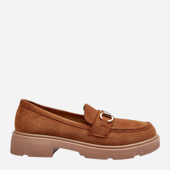 Loafersy damskie Lighas 40 Camel (5905677176063)