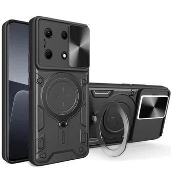 Защитный чехол Deexe Magnetic Space для Infinix Note 30 - Black