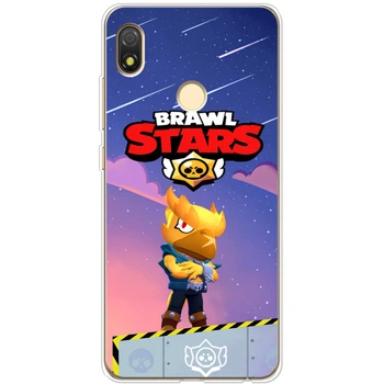 Силиконовый Чехол с Картинкой для Tecno Pop 3 Принт (Бравл Старс Ворон, Brawl Stars Crow) (44375-ysm018)
