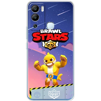 Силиконовый Чехол с Картинкой для Infinix Hot 12i Принт (Бравл Старс Эль Примо, Brawl Stars El Primo) (45087-ysm017)