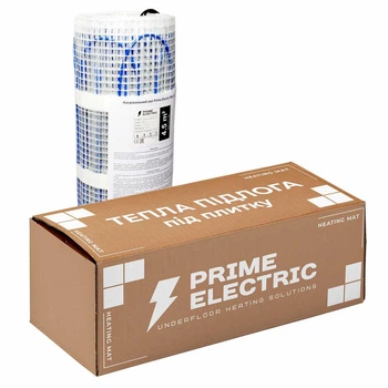 Тепла підлога Prime Electric PM-175 4 м² 700 Вт нагрівальний мат (10175-0136)
