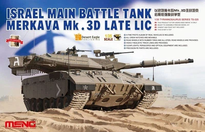 Збірна модель 1/35 Танк Меркава Mk.3D late lic Meng TS-025