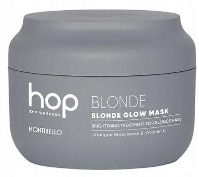 Maska Montibello Hop Blonde Glow rozświetlająca neutralizująca do włosów blond i rozjaśnianych 200 ml (8429525445059)