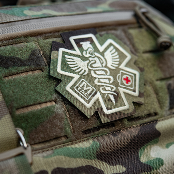 M-Tac нашивка Paramedic (вишивка) Multicam