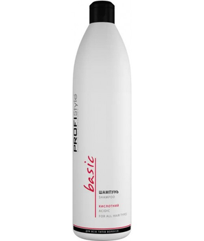 Кислотный шампунь Profistyle Basic Acidic Shampoo 1000 мл