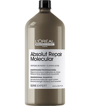Шампунь для молекулярного відновлення волосся L'Oreal Absolut Repair Molecular Shampoo 1500 мл