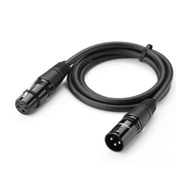 Аудіо кабель - подовжувач мікрофонний UGREEN AV130 Cannon Male to Female Microphone Extension 20708