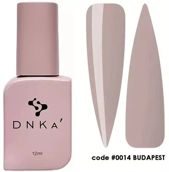 Топ для гель-лака без липкого слоя DNKA Cover Top №0014 Budapest 12 мл