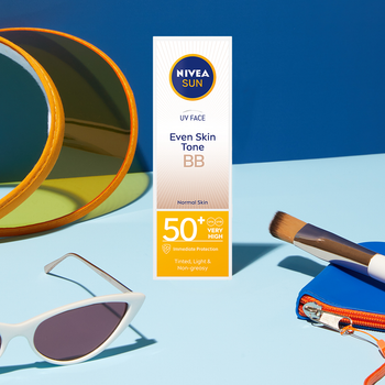 BB-крем Nivea Sun UV Face Even Skin Tone зволожуючий SPF 50 50 мл (5900017077451)