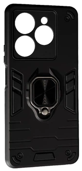 Чехол с кольцом Transformer на Infinix Hot 40 Pro (4G) black