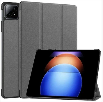 Чехол Smart Case на Xiaomi Pad 6s Pro (12.4") / чехол для планшета с функцией подставки / (серый)