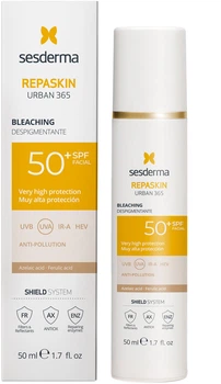 Сонцезахисний крем Sesderma Repaskin Urban 365 Bleaching Cream SPF 50+ із депігментувальною дією 50 мл (8429979482150)