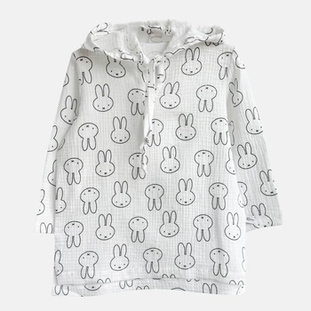 Дитяче муслінове пончо для хлопчика Babydream 47tsmall 80 см Біле (ROZ6501037586)