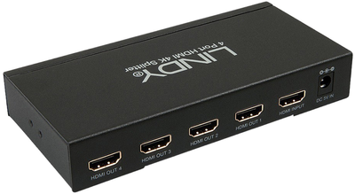Сплітер Lindy 4 Port HDMI 10.2G (4002888381598)