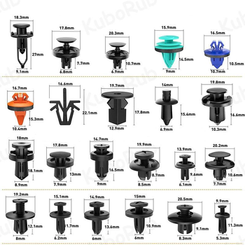 Набор для ремонта автомобиля 680 в 1 - клипсы, крепежи, фиксаторы, инструмент, стяжки, прокладки