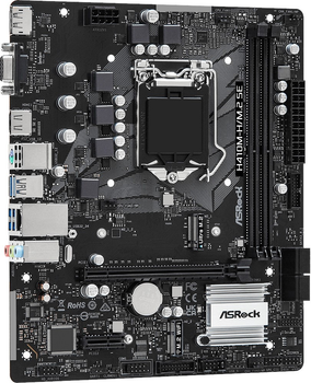 Материнська плата ASRock H410M-H/M.2 SE (s1200, Intel H370, PCI-Ex16)