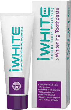 Вибілювальна зубна паста iWhite Whitening 75 мл (5425012531130)
