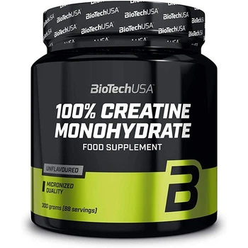 Креатин BioTech 100% Creatine Monohydrate, 300 грамм без вкуса