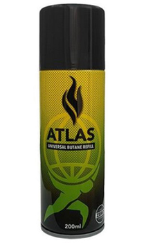 Газ Atlas Universal Butane Refill без примесей 200 мл (AT-200)