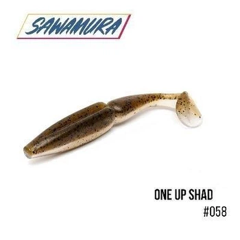 Віброхвіст Sawamura One'Up Shad 4" (6 шт.) (058),FS0631486