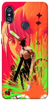 TPU чохол Demsky Anime evolution 5 Людина-бензопила (Chainsaw Man) для Xiaomi Redmi Note 5 Pro / Note 5 (AI Dual Camera)