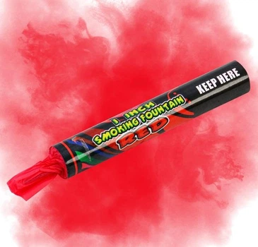 Дымовая шашка red цветной красный дым для фотосессии 60 сек ручной факел