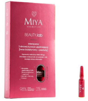Набор Miya Beauty Lab інтенсивна процедура для зміцнення шкіри обличчя 1.5 мл 7 шт (5904804151300)