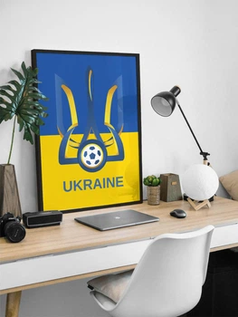 Постер збірної України з футболу / футбольний плакат / збірна України