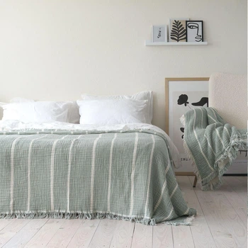 Покривало муслінове La Modno Pearl 170x240 Green (100% бавовна) (200352)