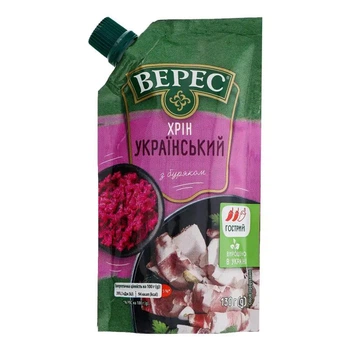 Хрін Український Верес 130 г х 16 шт
