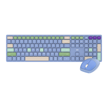 Беспроводная Клавиатура и Мышь Fantech Go WK895 Silent Click Цвет Синий