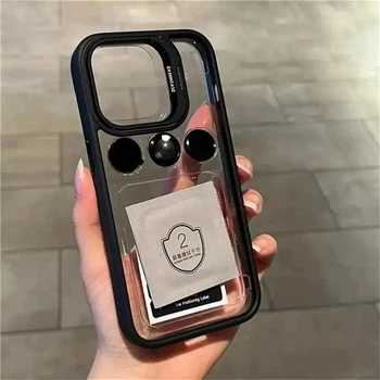 Чохол iPhone 15 Pro Max Crystal Stand Camera black