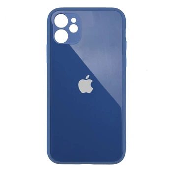 Чохол для iPhone 12 Mini Glass Pastel Full Camera Deep navy
