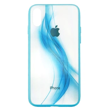 Чохол накладка xCase на iPhone X/XS Polaris Smoke Case Logo blue