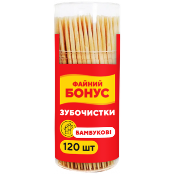 Зубочистки Файний Бонус 120 шт (4823071662351)