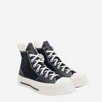 Trampki męskie za kostkę Converse Chuck 70 De Luxe Squared Hi A06435C 42 Czarne (194434653885)