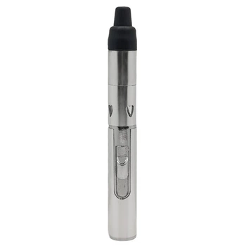 Трубка Для Курения С Зажигалкой 2в1 Click-A-Toke Silver
