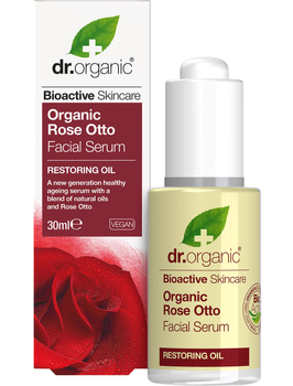 Serum do twarzy Dr. Organic Regenerujące z olejkiem z róży Otto 30 ml (5060176673052)