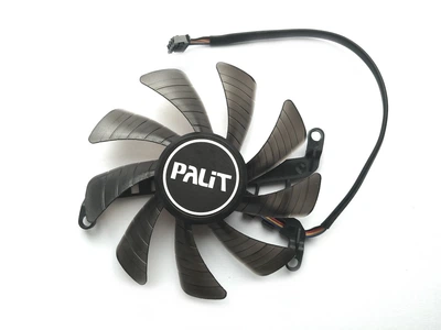 Вентилятор Focosee для видеокарты Palit RTX 3050 3060 Ti DUAL FY010010M12LPA (TH9215S2H-PAA01 FY09015M12LPA FD9015U12S) (№482.1)