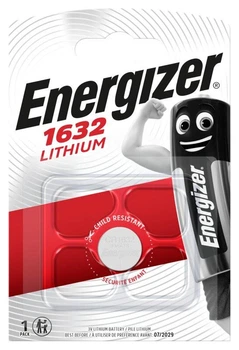 Батарейка Energizer CR1632 Lithium 3v 1 шт