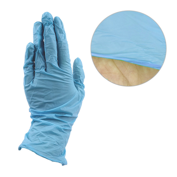 Перчатки нитриловые UNEX без талька VITRIL blue S 1 пара (0312462)