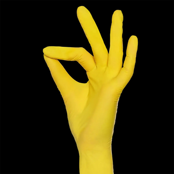 Перчатки MediOk нитриловые без талька Solar Sapphire желтые XS 100 шт (0306889)