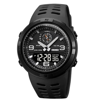 Мужские часы Skmei 1655 черные\черные